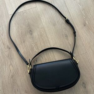 NWT Zara saddlebag black bag